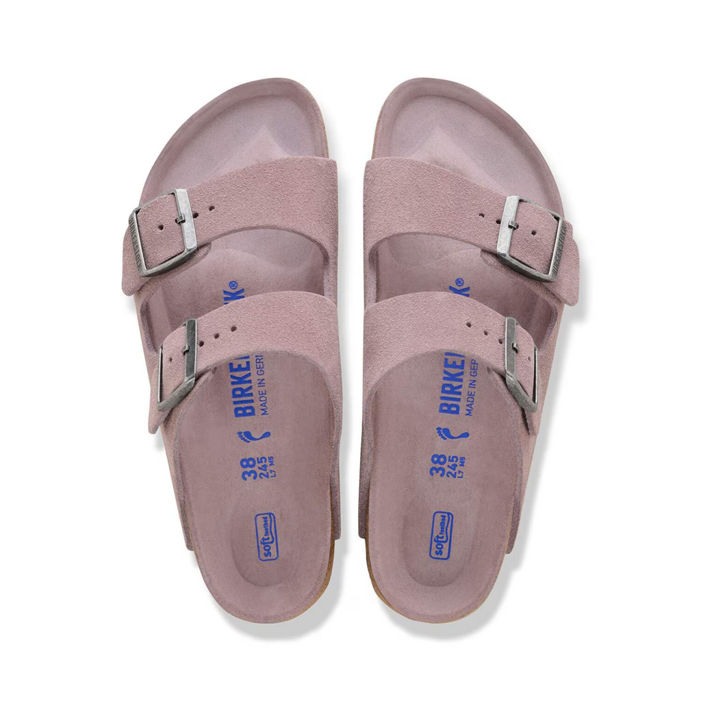 BIRKENSTOCK ARIZONA SOFT FOOTBED SUEDE WOMEN N (NARROW)