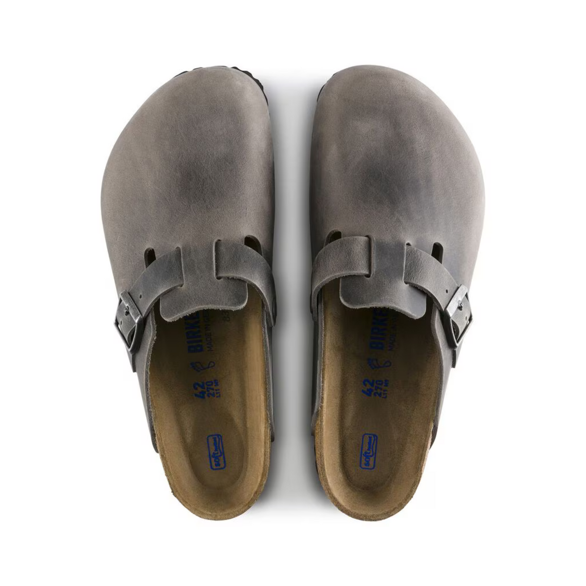 BIRKENSTOCK BOSTON SOFT FOOTBED OILED LEATHER MEN R (REGULAR)