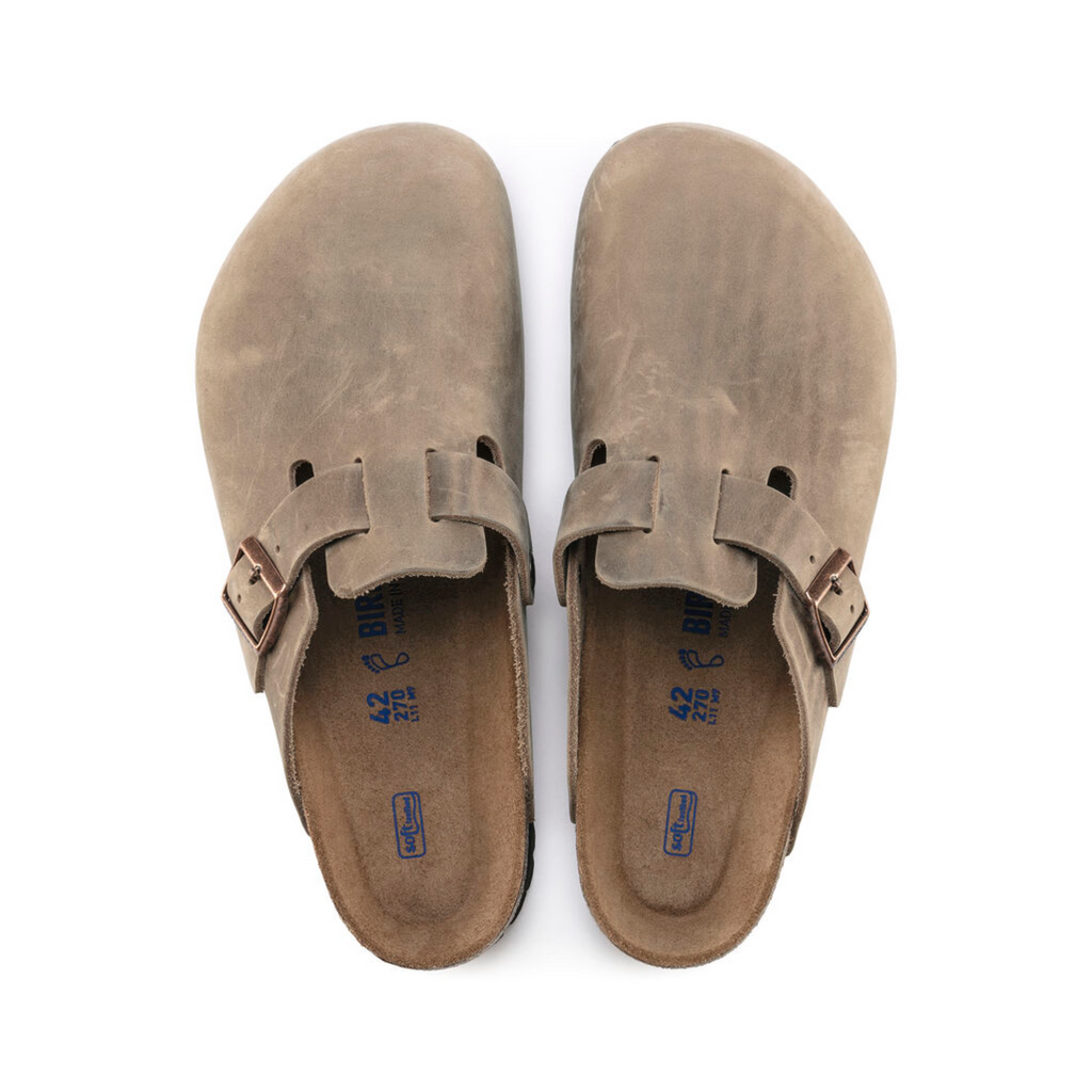 BIRKENSTOCK BOSTON SOFT FOOTBED OILED LEATHER MEN R (REGULAR)