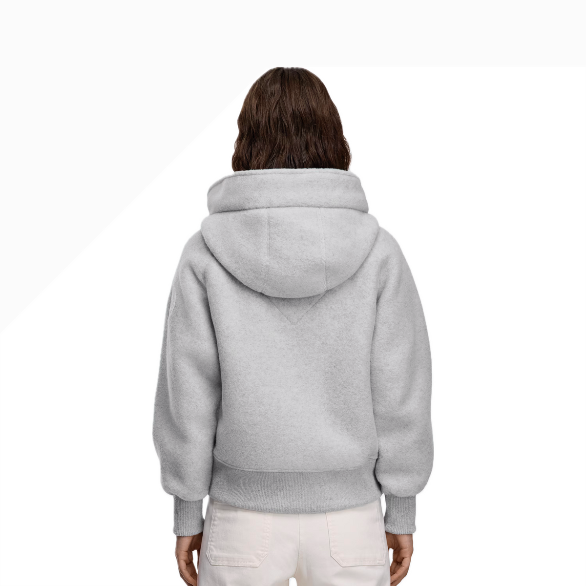 CANADA GOOSE CHILLIWACK BOMBER KIND FLEECE WHITE LABEL WOMEN